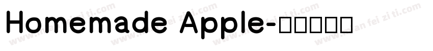 Homemade Apple字体转换